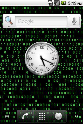 Binary Live Wallpaper Android Themes