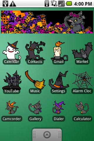 DVR:Halloween Pack Android Themes