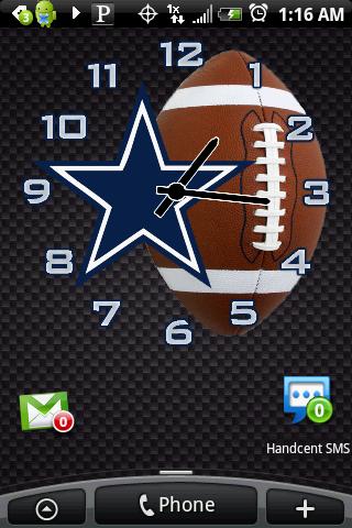 Dallas Cowboys Clock Pack Android Themes