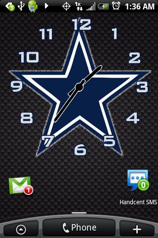 Dallas Cowboys Clock Pack Android Themes