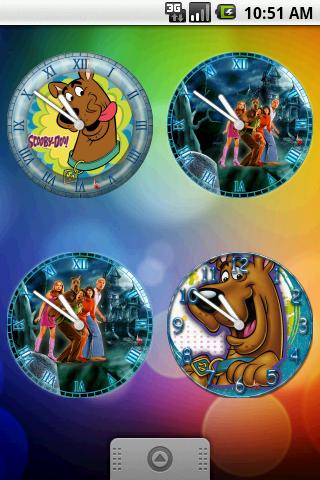 Scooby-Doo Clock Set 8 Clocks Android Themes