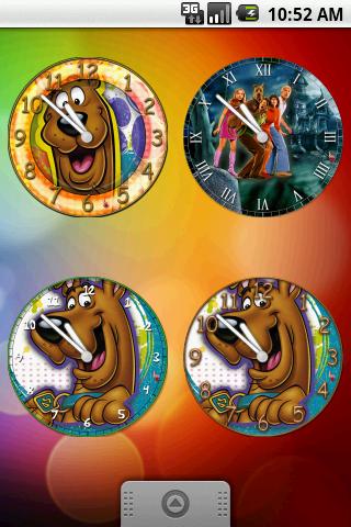 Scooby-Doo Clock Set 8 Clocks Android Themes