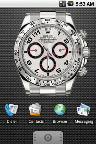 Rolex Clock Widget 4×3