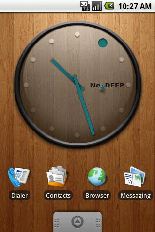 NexDEEP Clock Widget 4×3 Android Themes