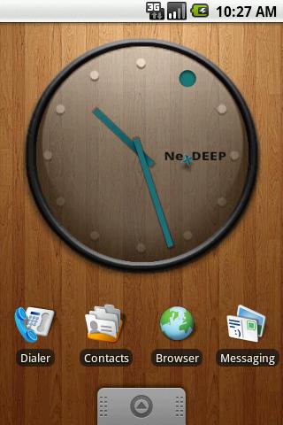 NexDEEP Clock Widget 4×3