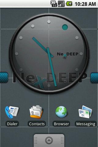 NexDEEP Clock Widget 4×3 Android Themes