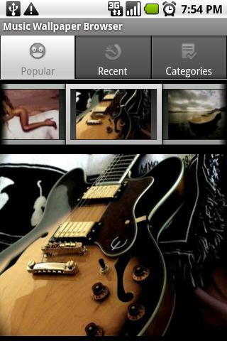 Music Wallpaper Browser Android Personalization