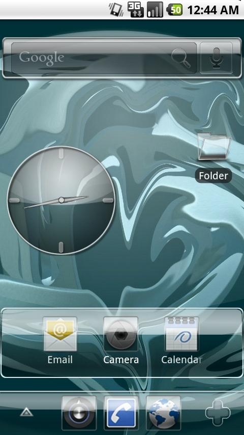 Glass Theme for GDE (HD)/(MD) Android Themes