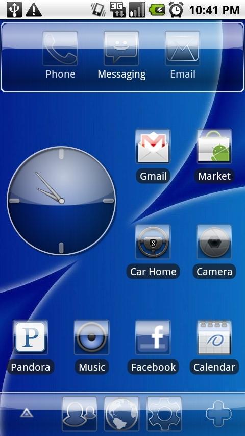 Glass Theme for GDE (HD)/(MD) Android Themes