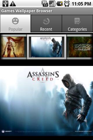 Game Wallpaper Browser Android Themes
