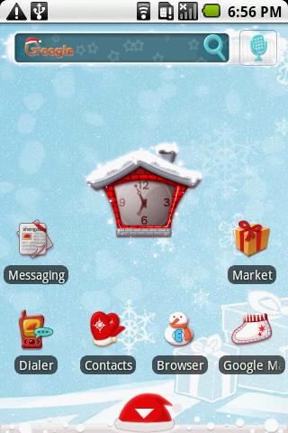 PandaHome:Christmas Snow Android Themes