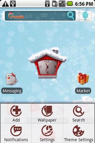 PandaHome:Christmas Snow Android Themes