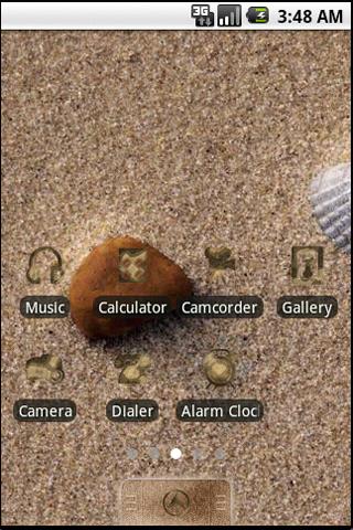 aHome Theme: Sand Android Themes