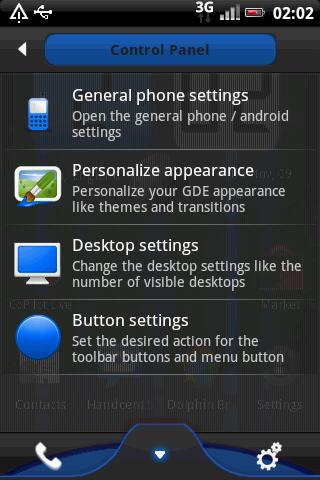 Carbon Blue Theme for GDE Android Themes