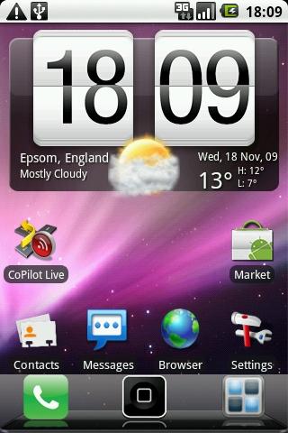 iDroid iPhone theme for GDE Android Themes