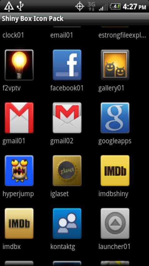 Icon Pack – Shiny Box Android Themes