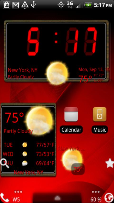 Retrolarm Weather Android Themes