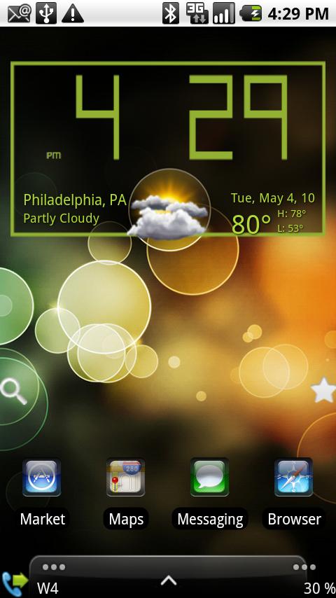 Recon Clock Android Themes