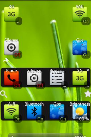 Weather widget Avenue toggle Android Themes
