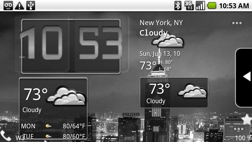Novacon Weather Icons Android Themes