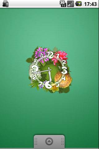 Flower Parade Clock Android Themes