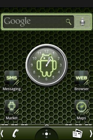 Carbon Glow Theme Android Themes