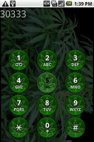 Dialer: Weed Android Themes