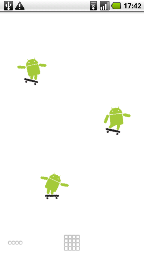 Droid-Skater Live Wallpaper Android Themes