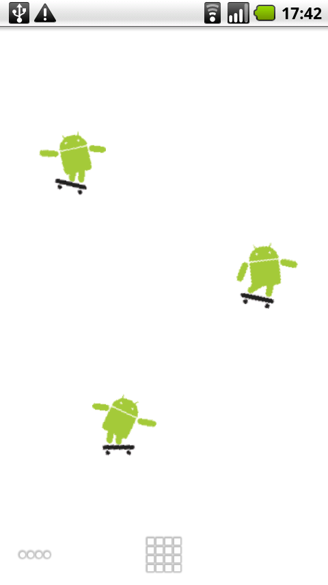 Droid-Skater Live Wallpaper