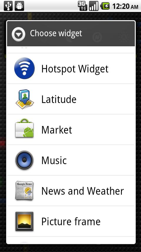 Hotspot Widget