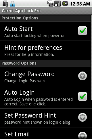 Carrot App Lock Free Android Tools