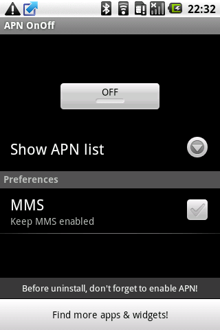 APN OnOff Android Tools