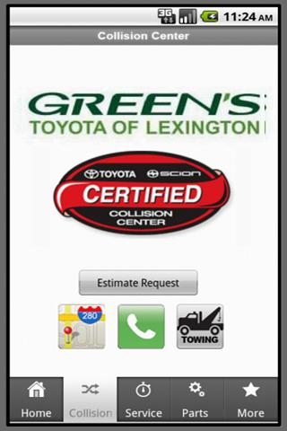 Green’s Toyota of Lexington Android Tools