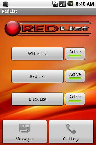 RedList (Free Version) Android Tools