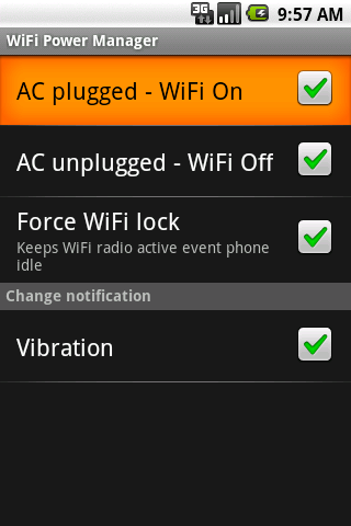 WiFi Power Manager Android Tools