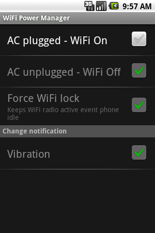 WiFi Power Manager Android Tools