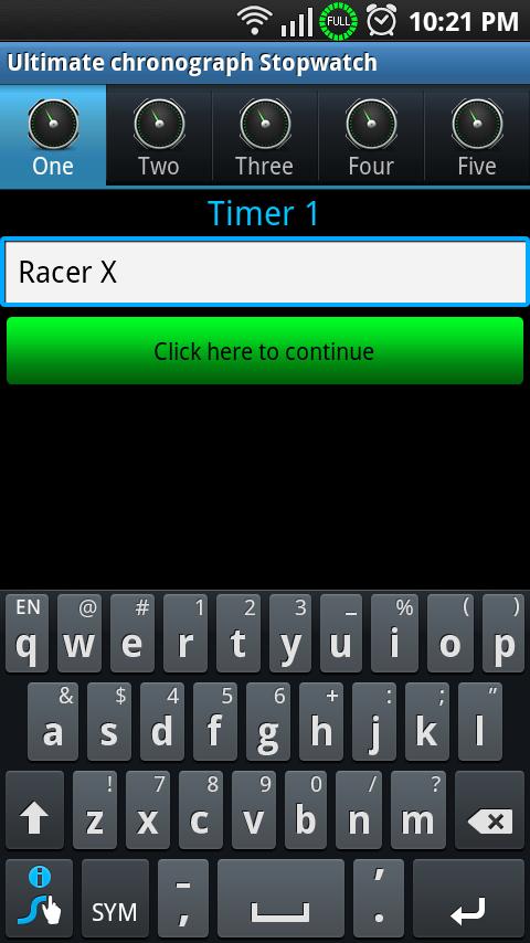Ultimate Chronograph Stopwatch Android Tools