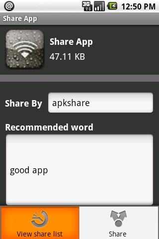 Share App Android Communication