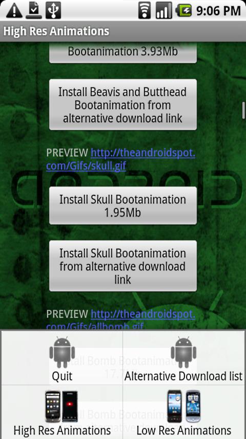 Boot Animation Changer (Root) Android Tools