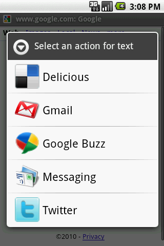 Bookmarklet Free Android Tools