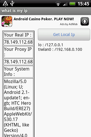 whatismyip quick proxy check Android Tools