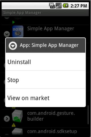 Simple Application Manager Android Tools