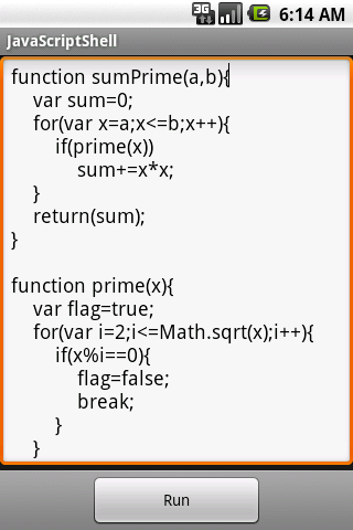 JavaScriptShell Android Tools