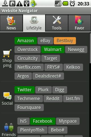 Website Navigator Pro Free[EN] Android Tools
