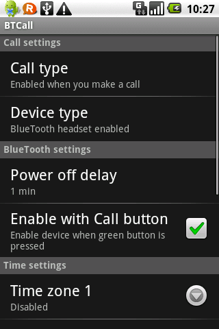 BTCall – Bluetooth auto on/off Android Tools