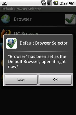 Default Browser Selector(free) Android Tools