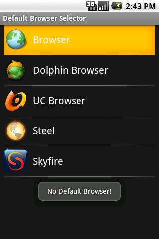 Default Browser Selector(free) Android Tools