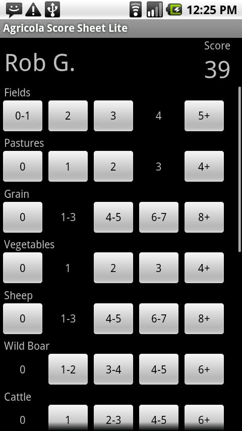 Agricola Score Sheet Lite Android Tools