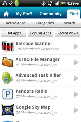 RawApps, App Recommendations