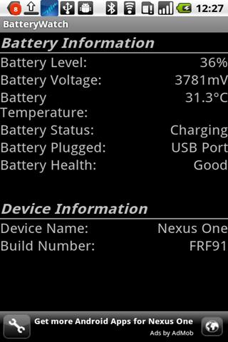 BatteryWatch Android Tools